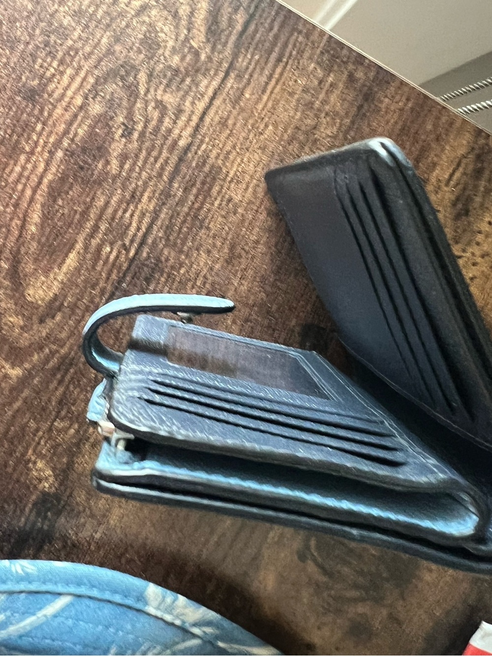 Coach Textured Zip Wallet in Light Blue - Picture 4 of 4